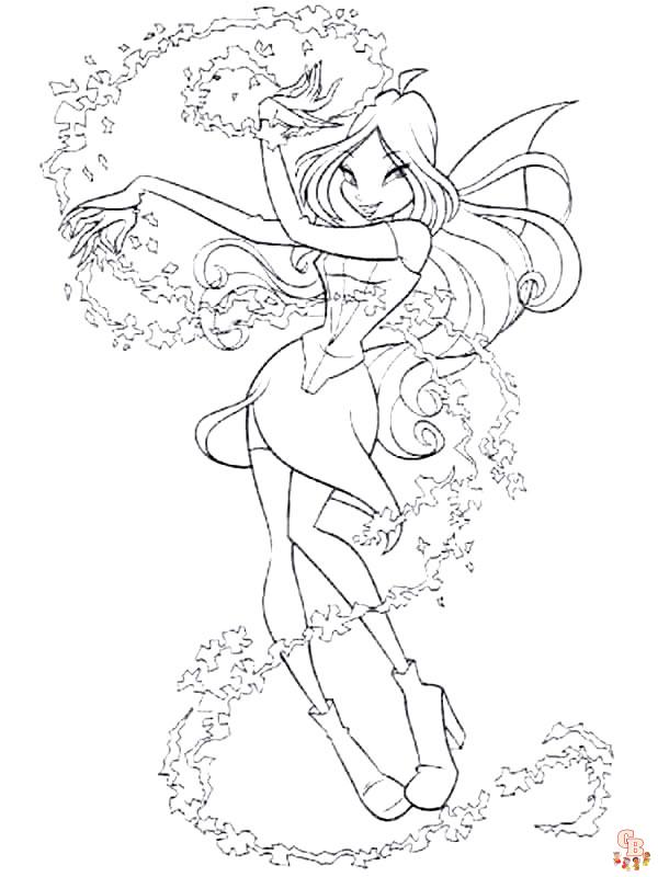 Coloriage Fille