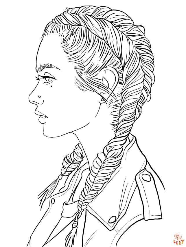 Coloriage Fille Ado