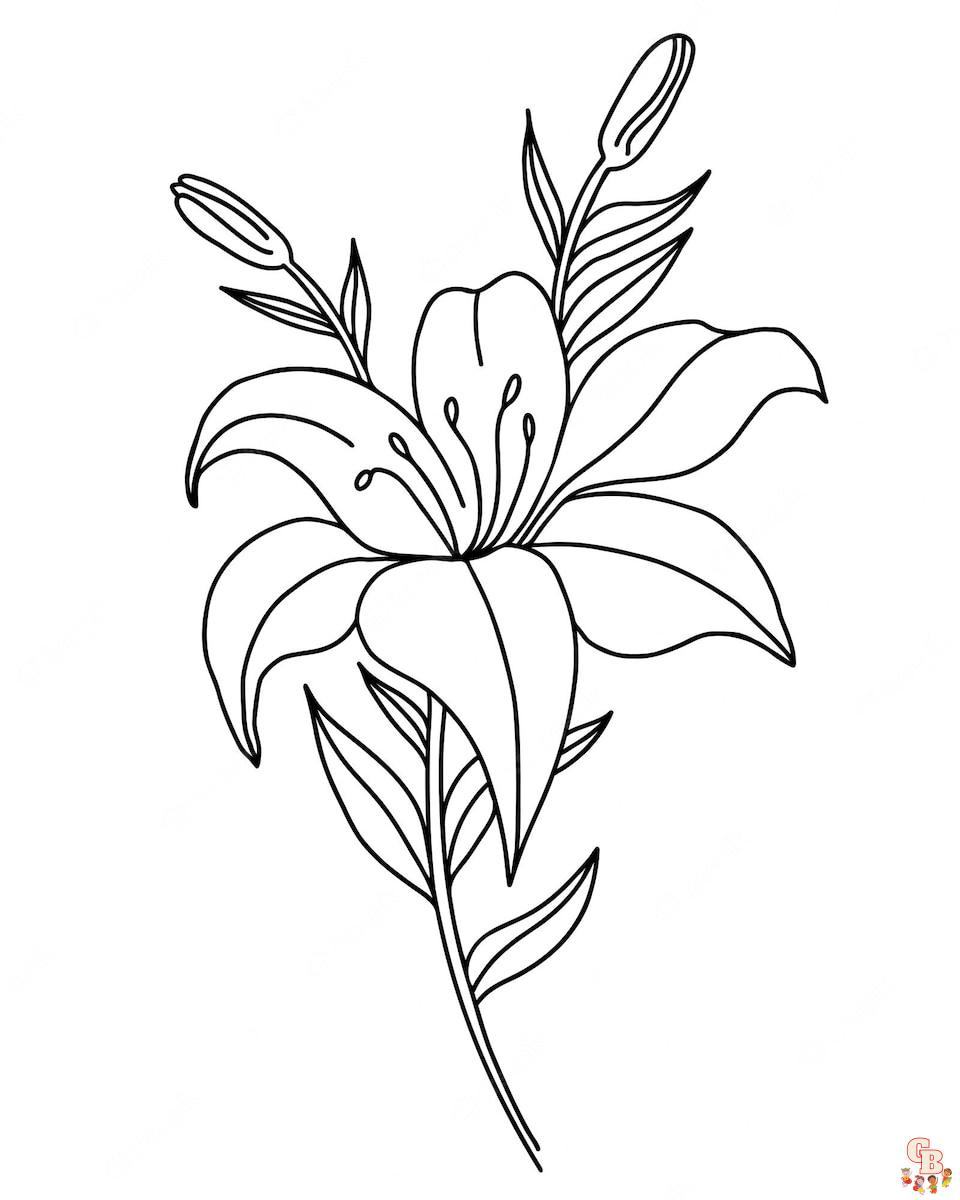 Coloriage Fleur De Lis