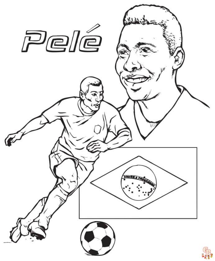 Coloriage Footballeur