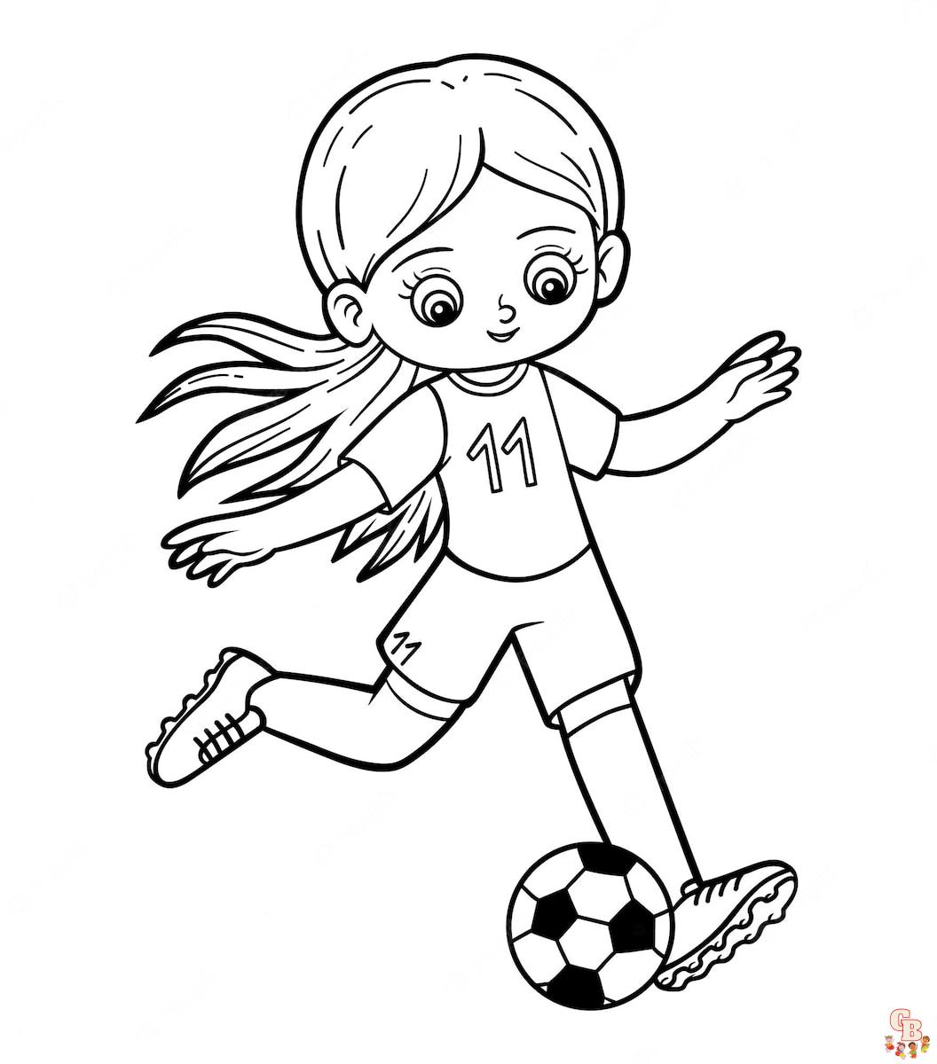 Coloriage Footballeur