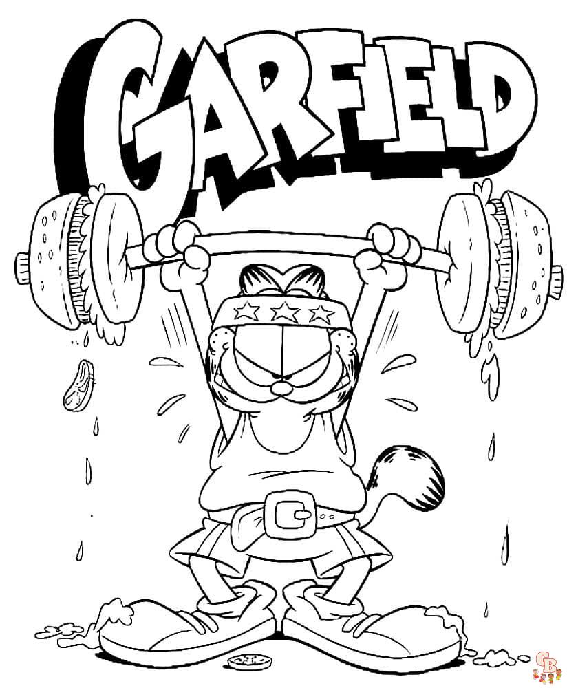 Coloriage Garfield