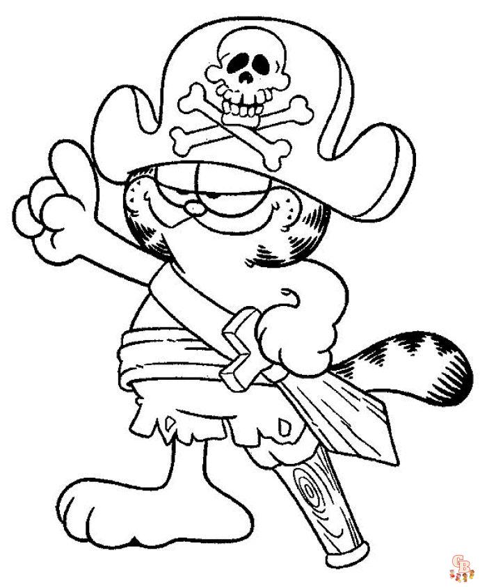 Coloriage Garfield