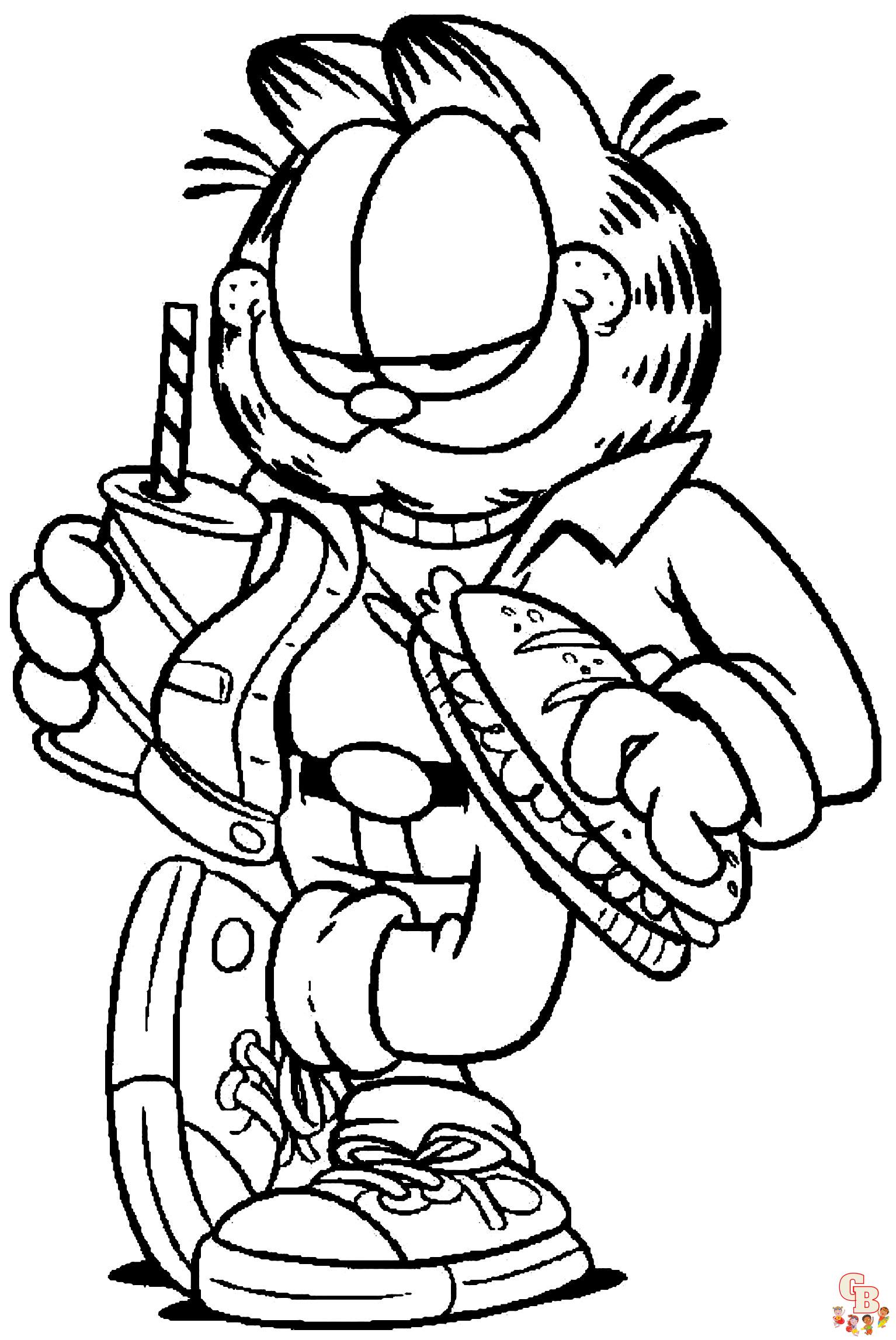 Coloriage Garfield