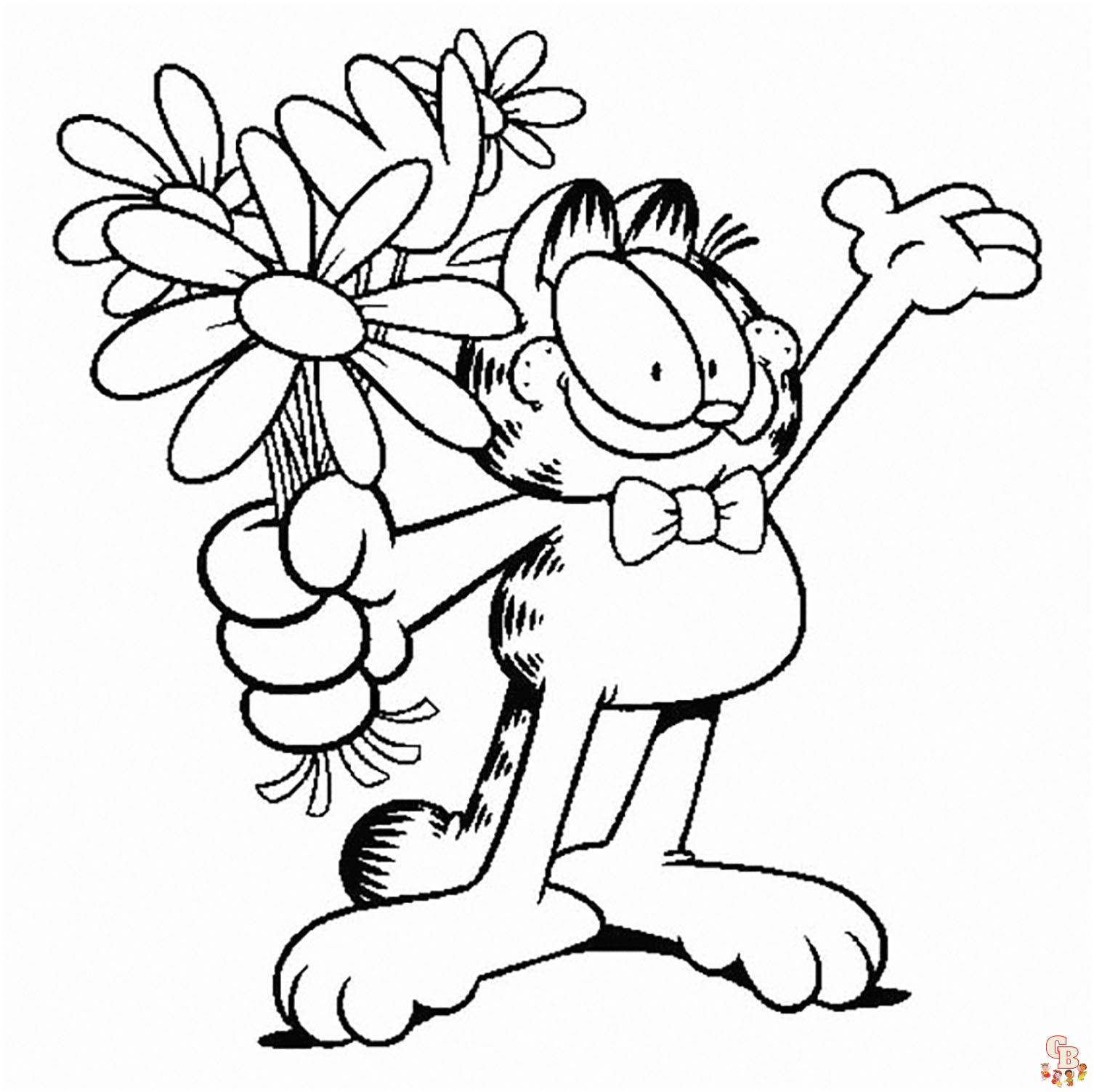 Coloriage Garfield