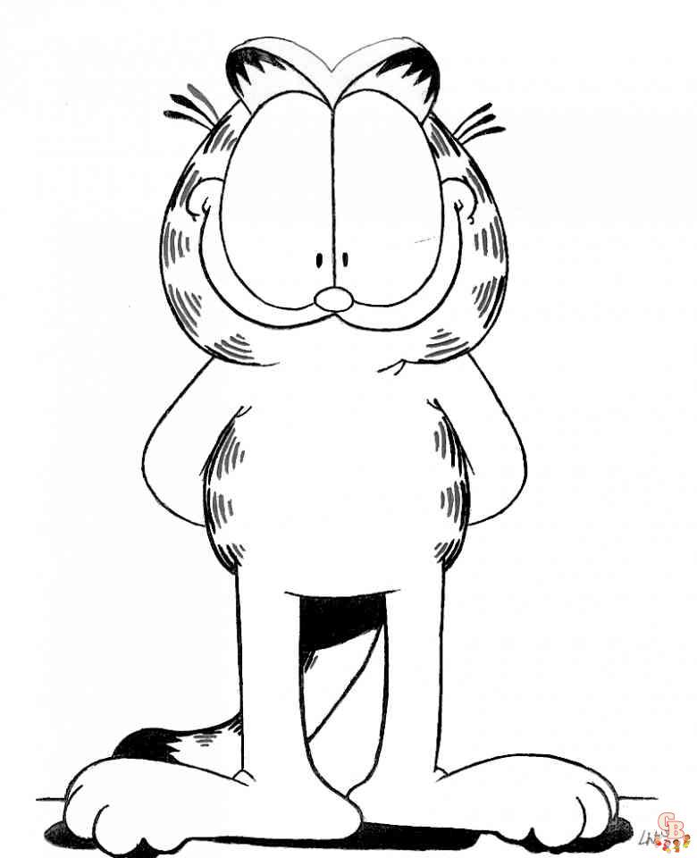 Coloriage Garfield