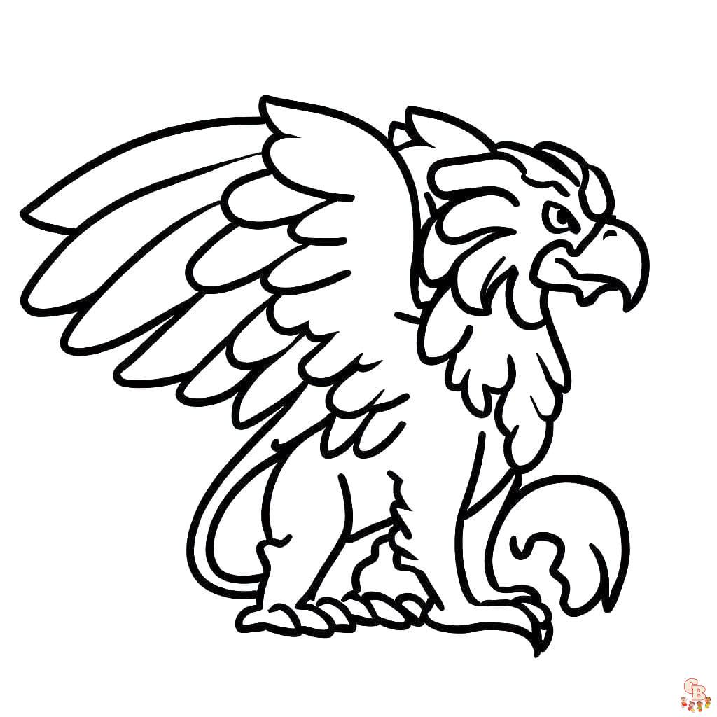 Coloriage Griffon