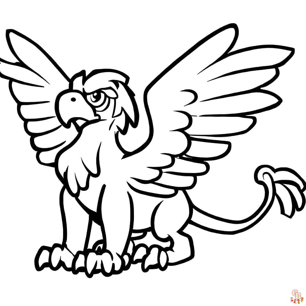 Coloriage Griffon