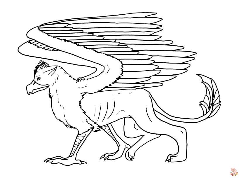 Coloriage Griffon