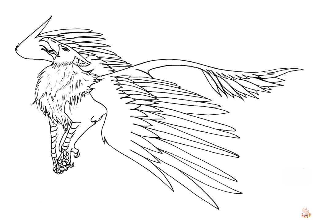 Coloriage Griffon