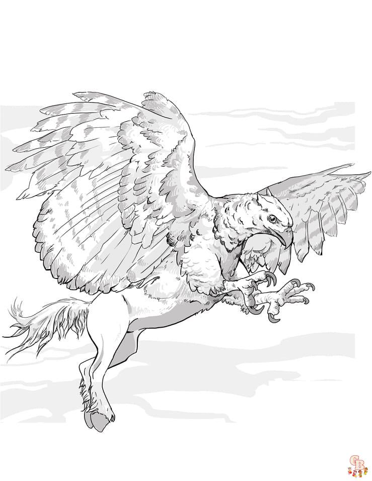 Coloriage Griffon