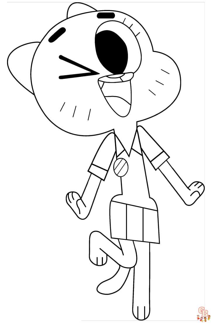 Coloriage Gumball