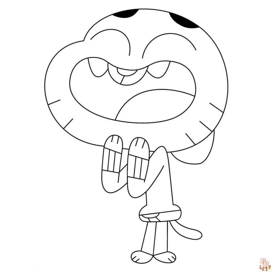 Coloriage Gumball