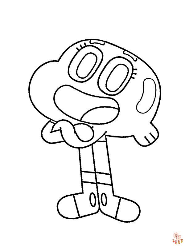 Coloriage Gumball