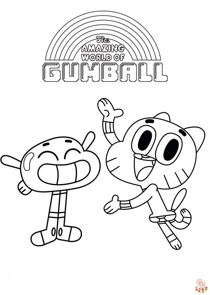 Coloriage Gumball