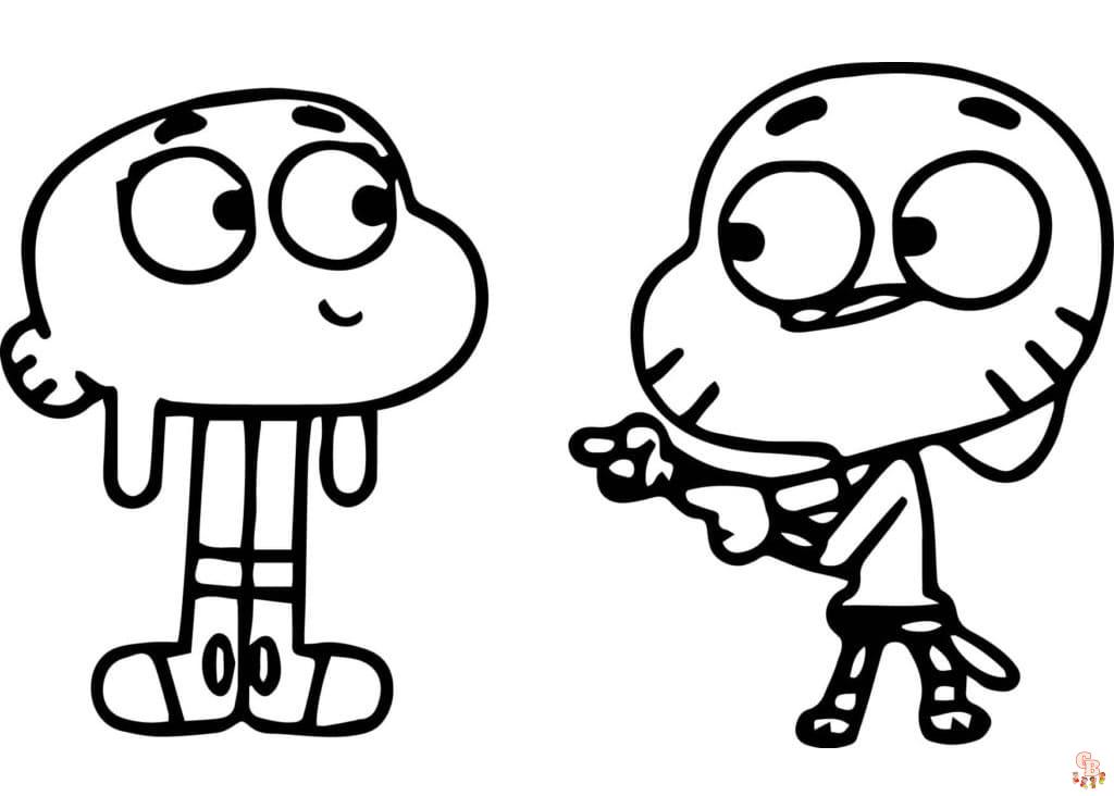 Coloriage Gumball