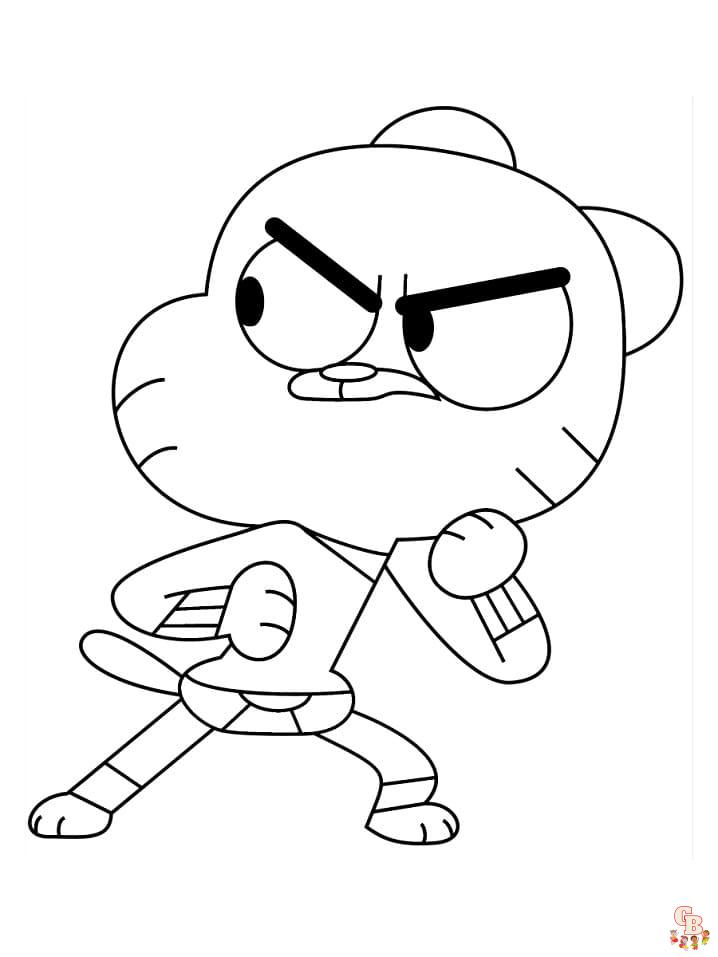 Coloriage Gumball