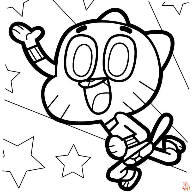 Coloriage Gumball