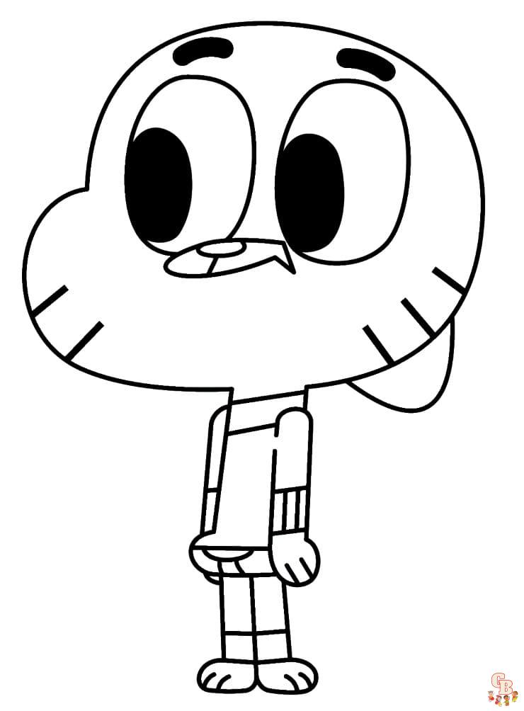 Coloriage Gumball