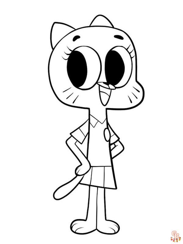 Coloriage Gumball