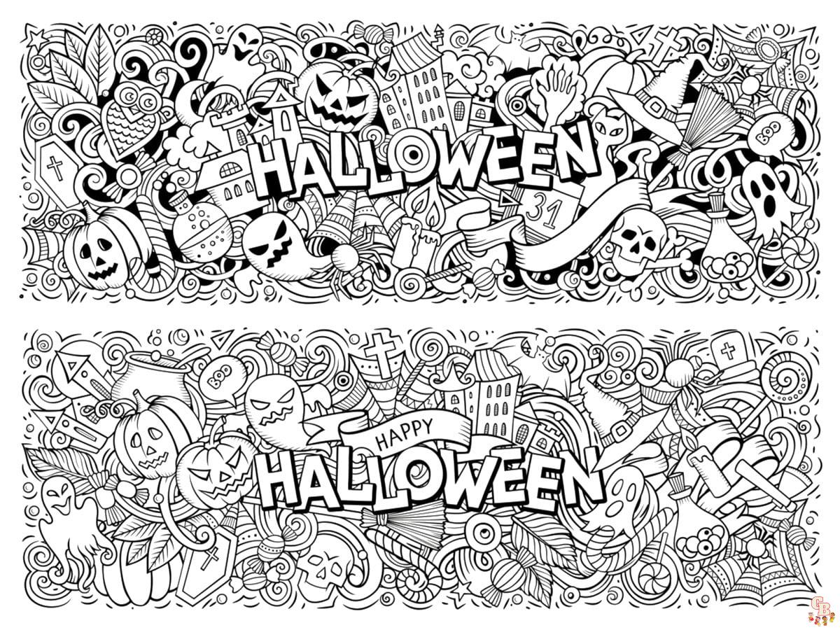 Coloriage Halloween Adulte