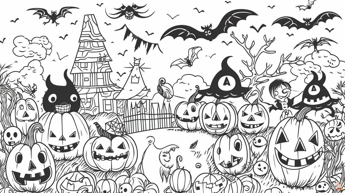 Coloriage Halloween Chauve Souris