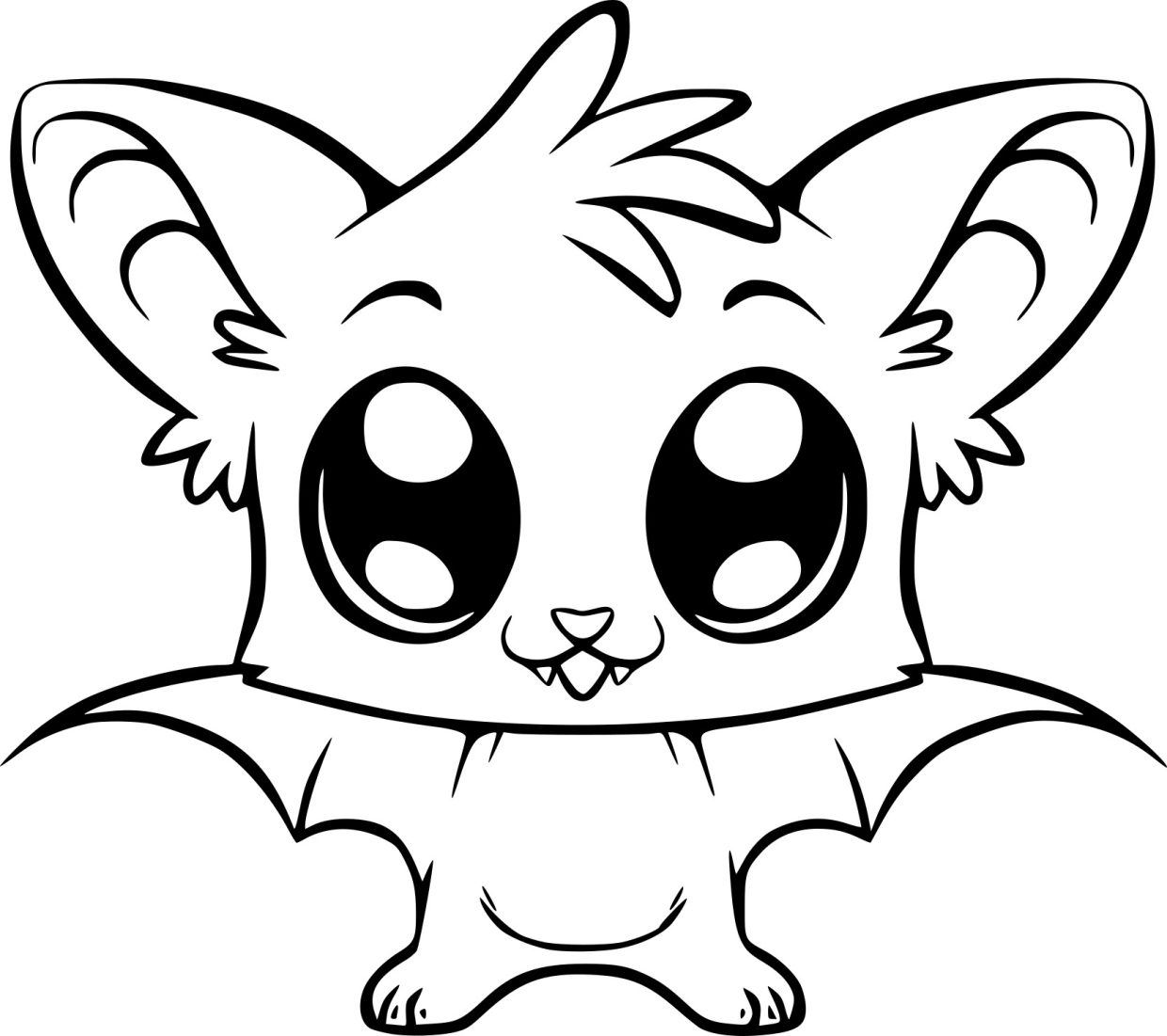 Coloriage Halloween Chauve Souris