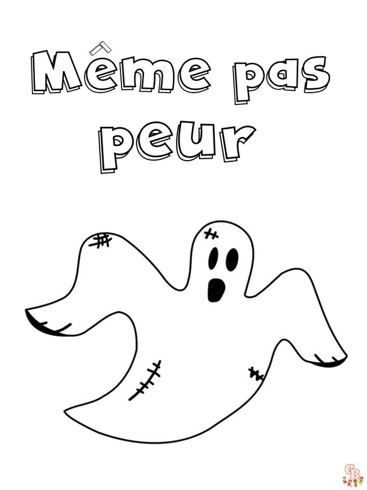 Coloriage Halloween Fantome