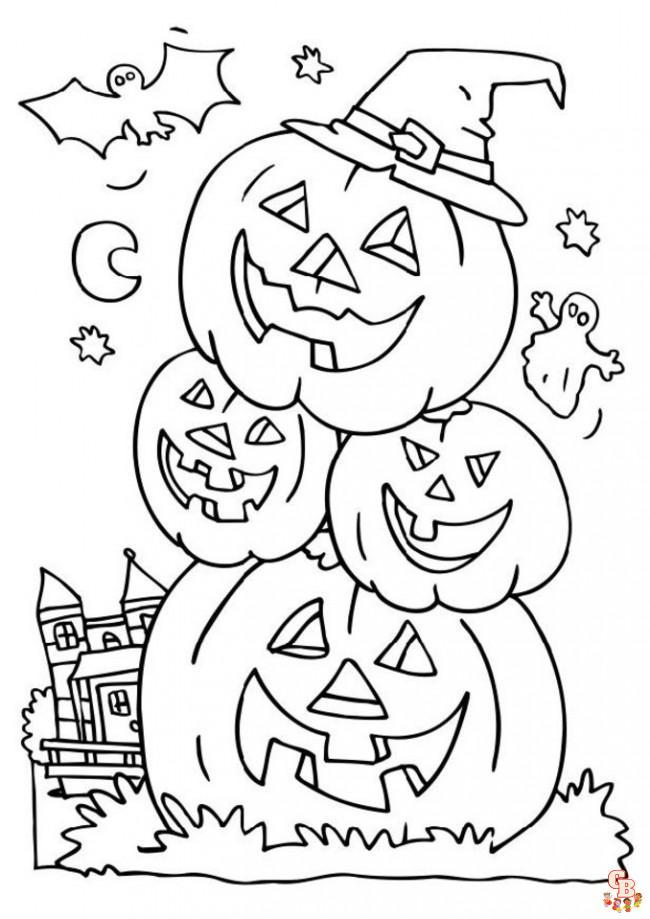 Coloriage Halloween Fantome