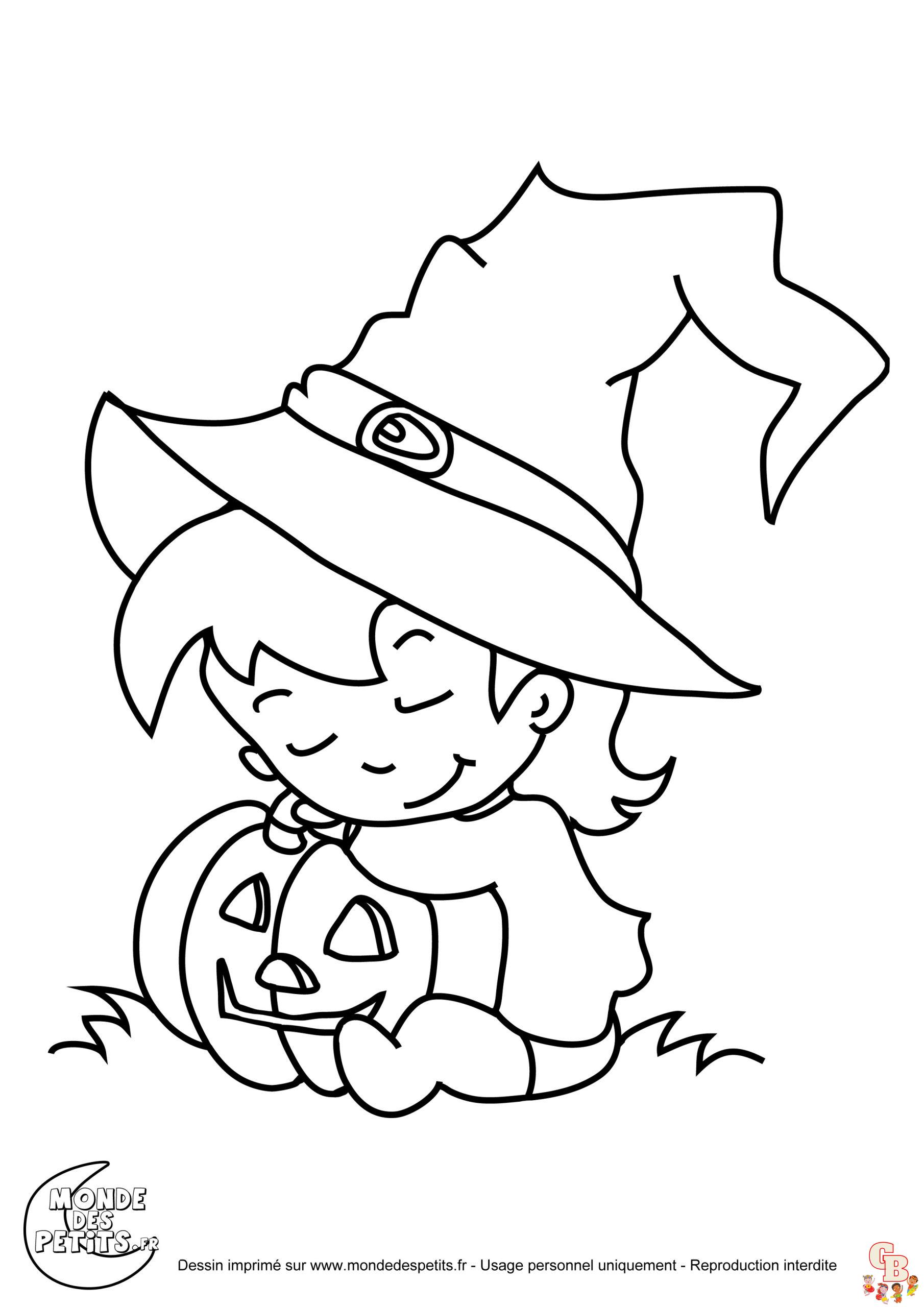 Coloriage Halloween Pour Petit