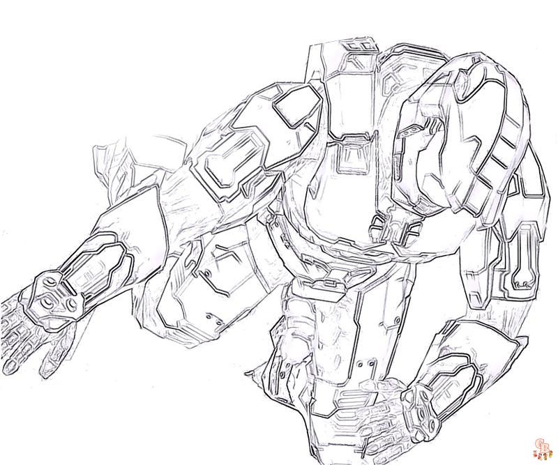 Coloriage Halo