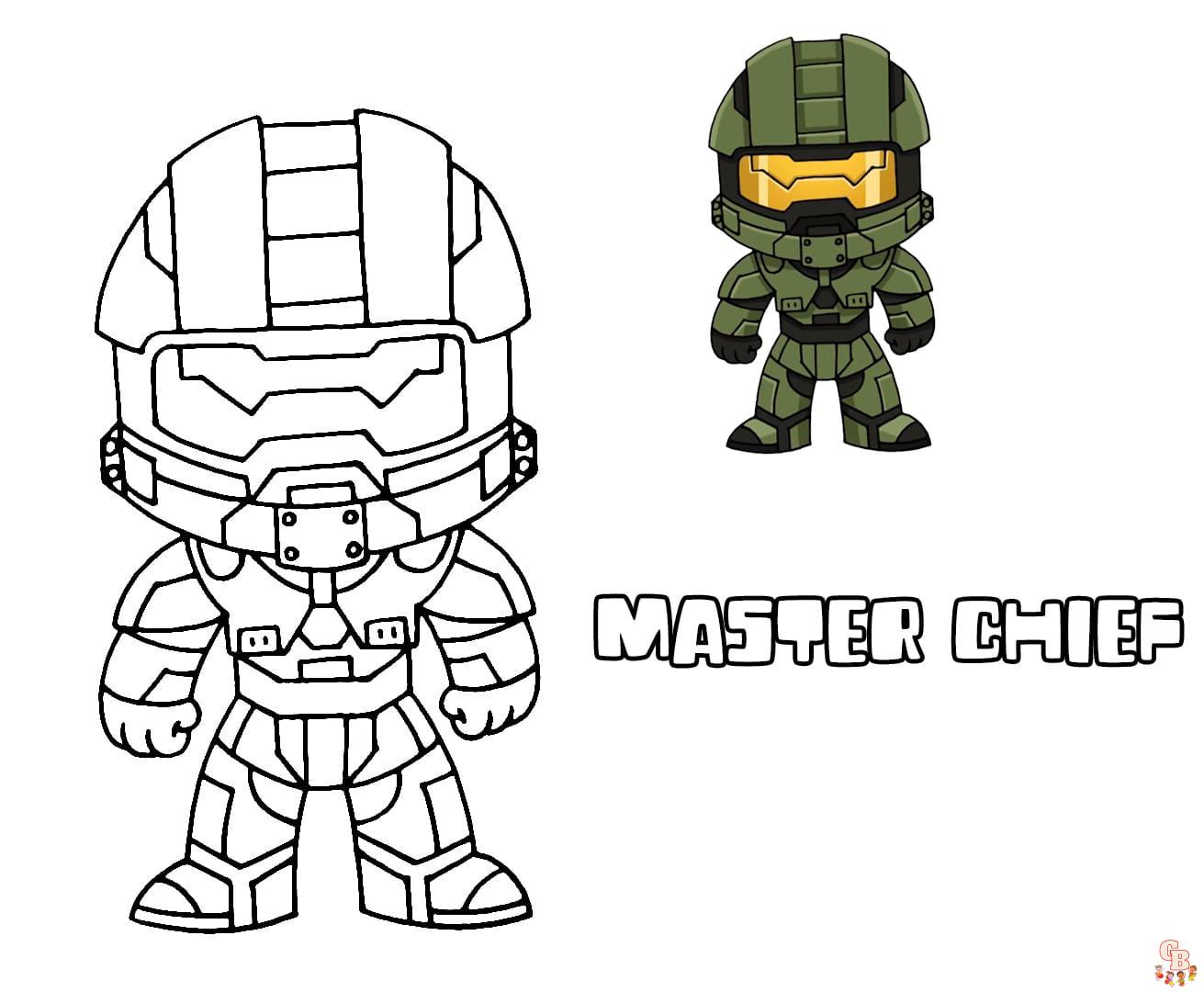 Coloriage Halo