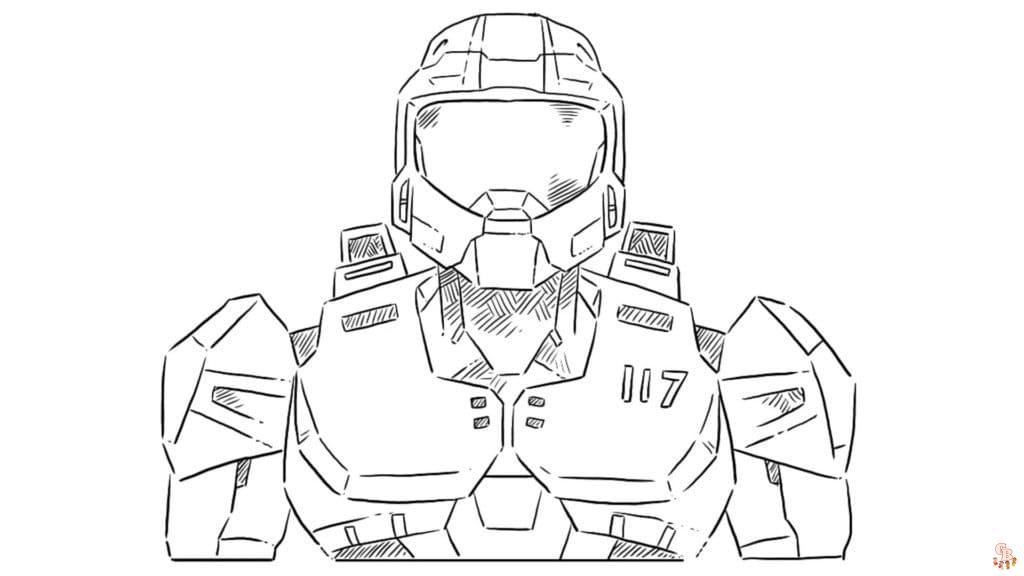 Coloriage Halo