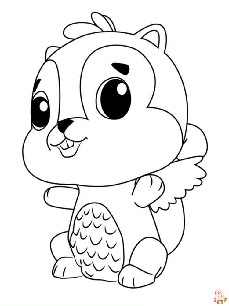 Coloriage Hatchimals