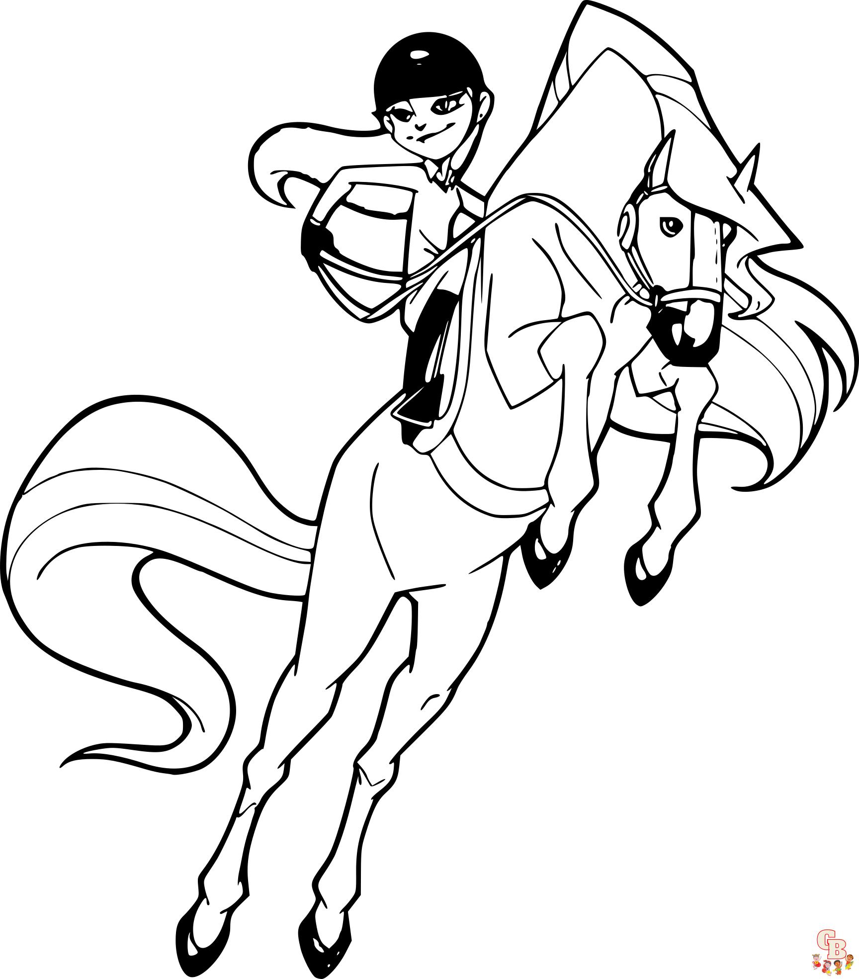 Coloriage Horseland