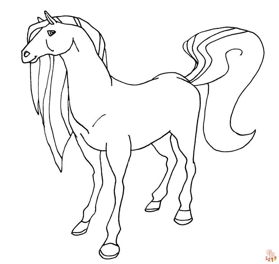 Coloriage Horseland