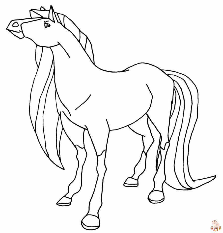 Coloriage Horseland