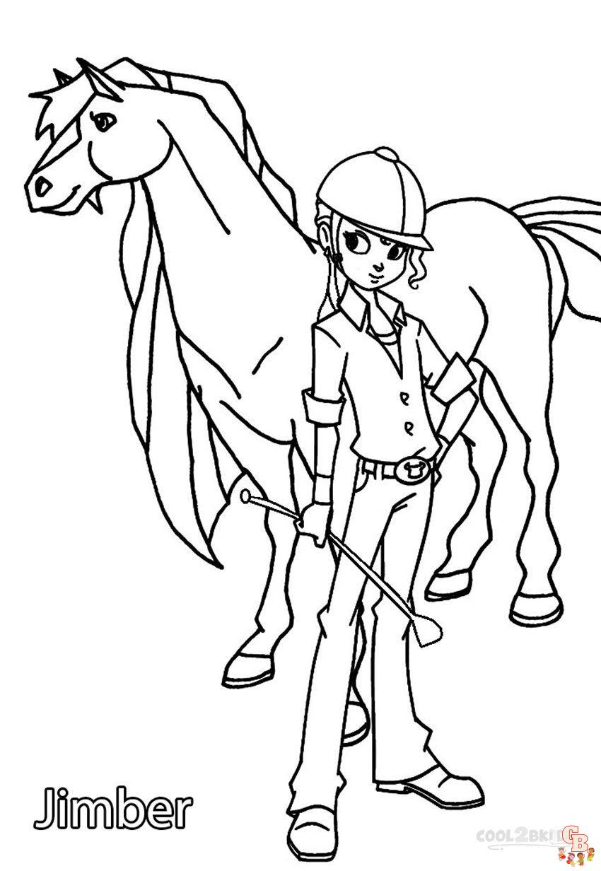 Coloriage Horseland