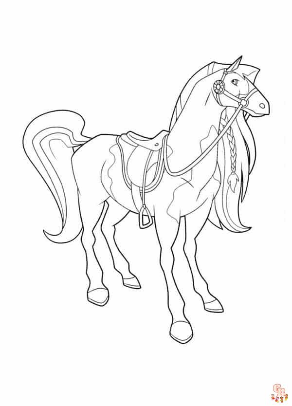 Coloriage Horseland