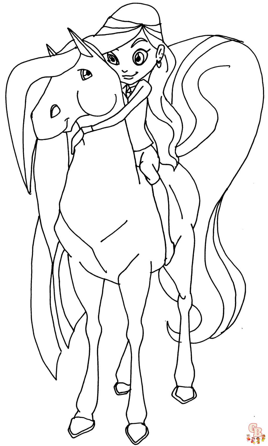 Coloriage Horseland