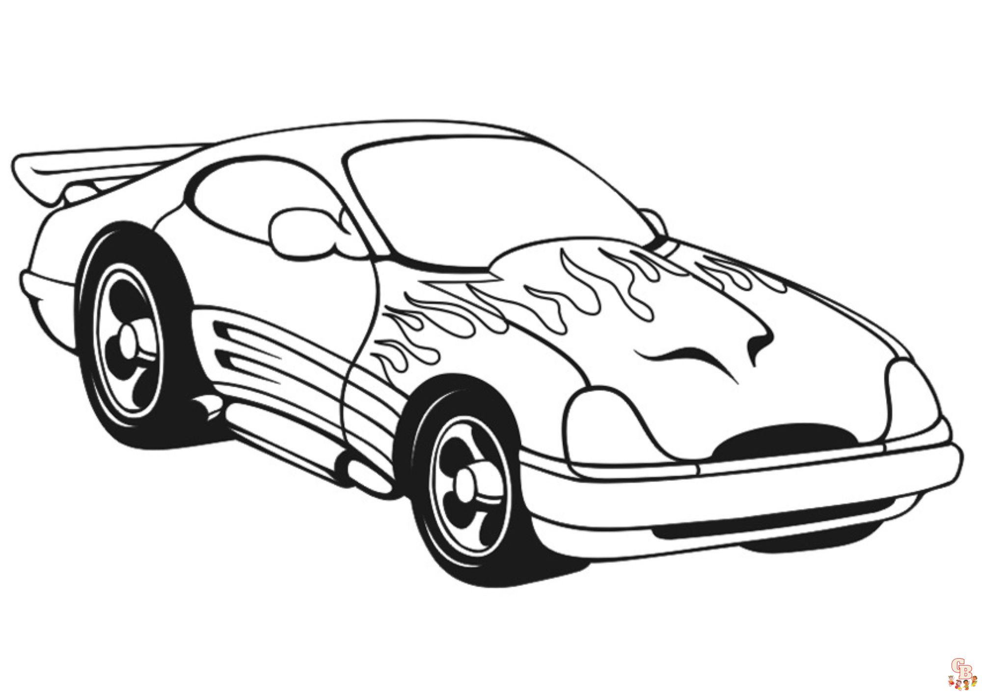 Coloriage Hot Wheels