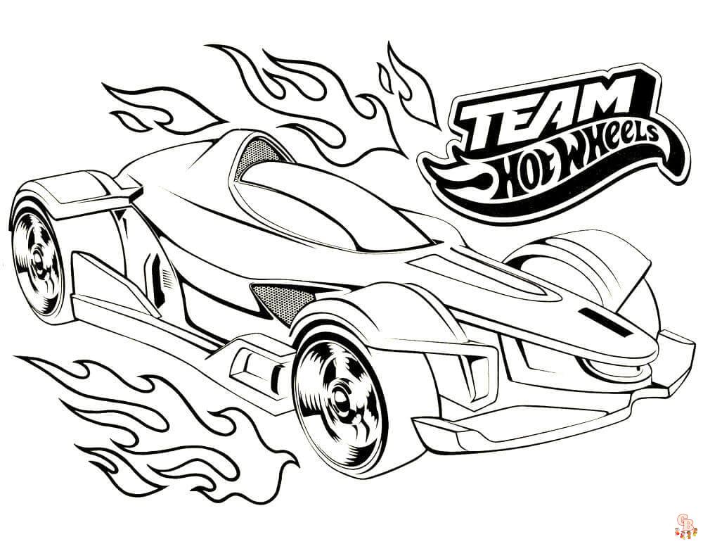 Coloriage Hot Wheels