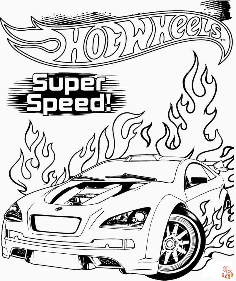 Coloriage Hot Wheels