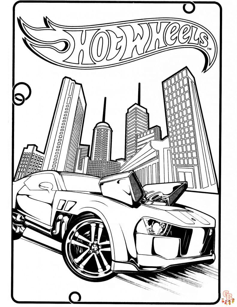 Coloriage Hot Wheels