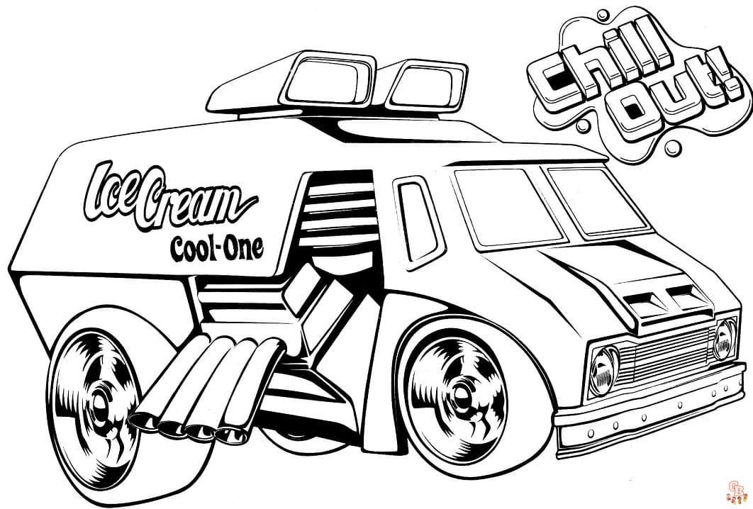 Coloriage Hot Wheels