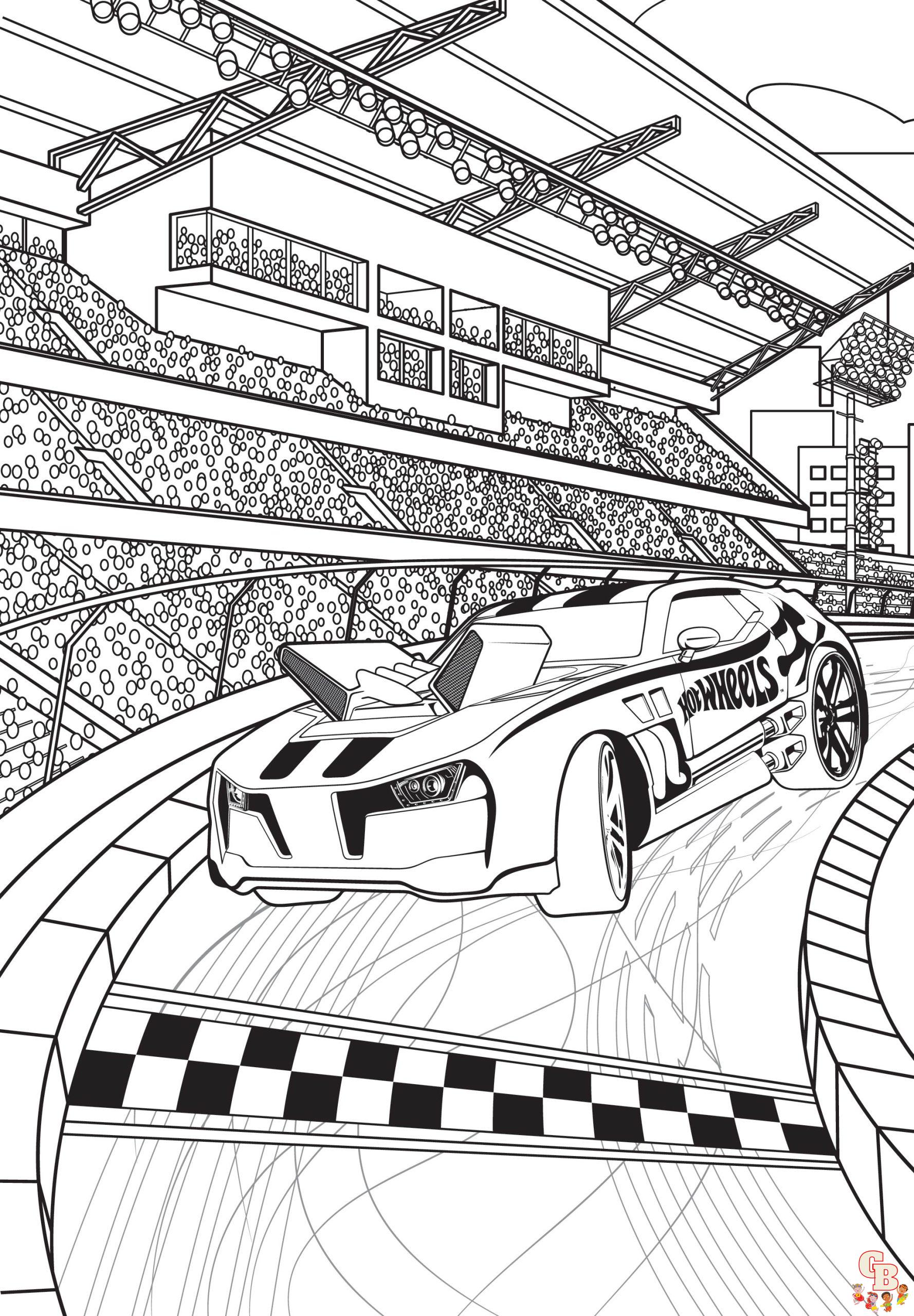 Coloriage Hot Wheels