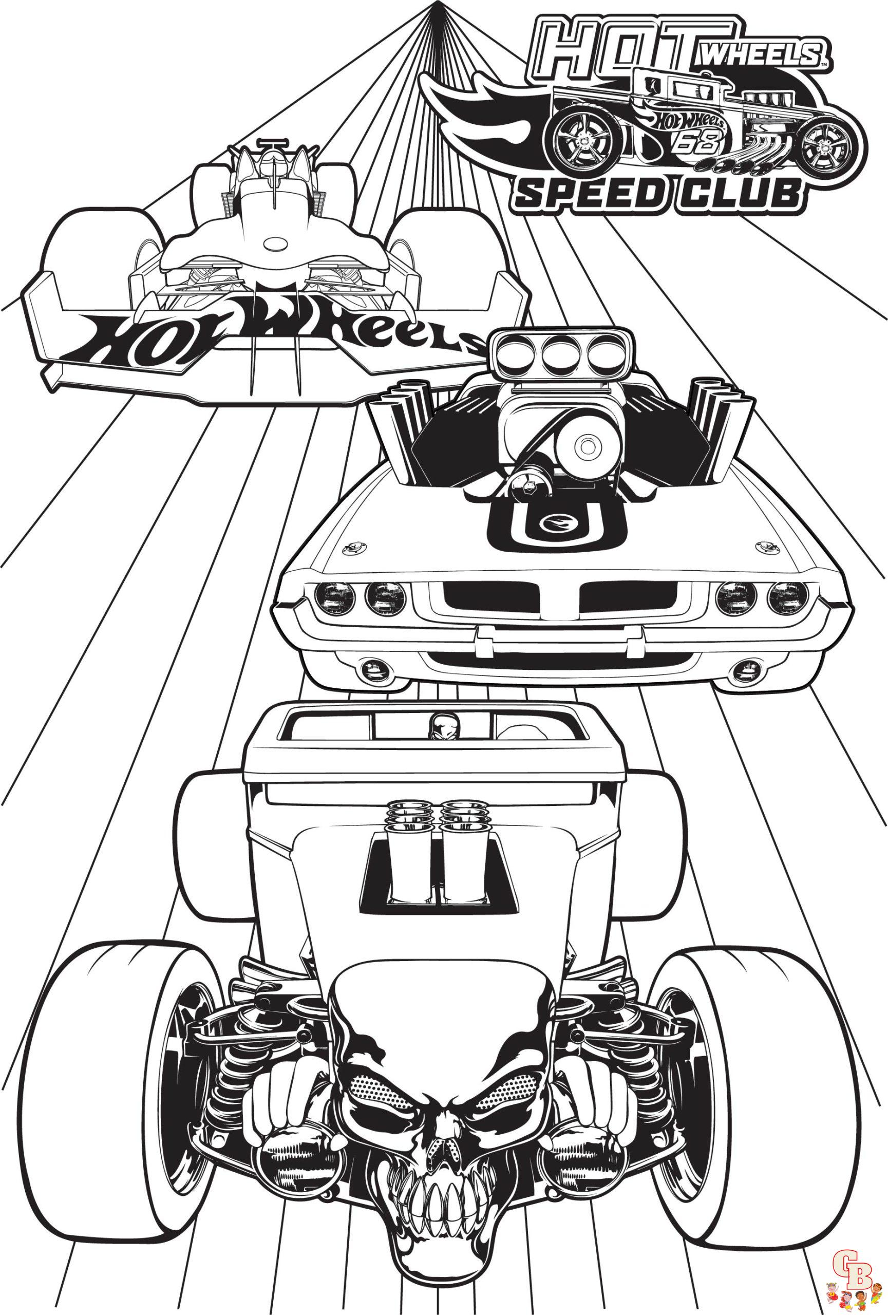 Coloriage Hot Wheels