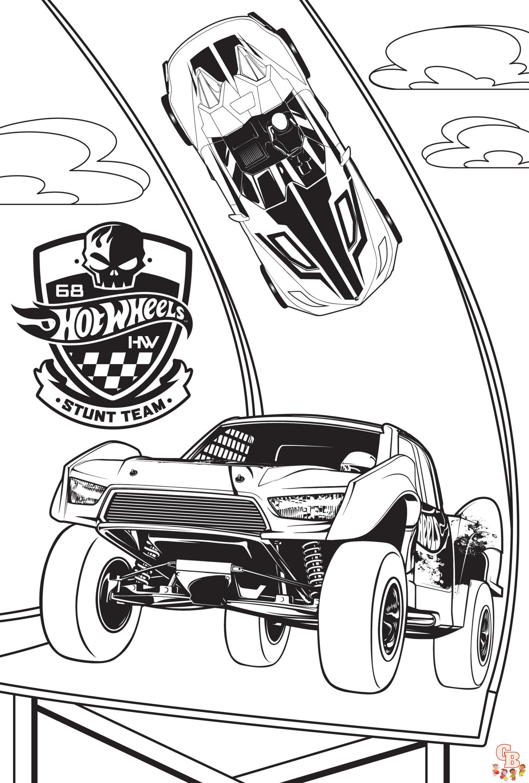 Coloriage Hot Wheels