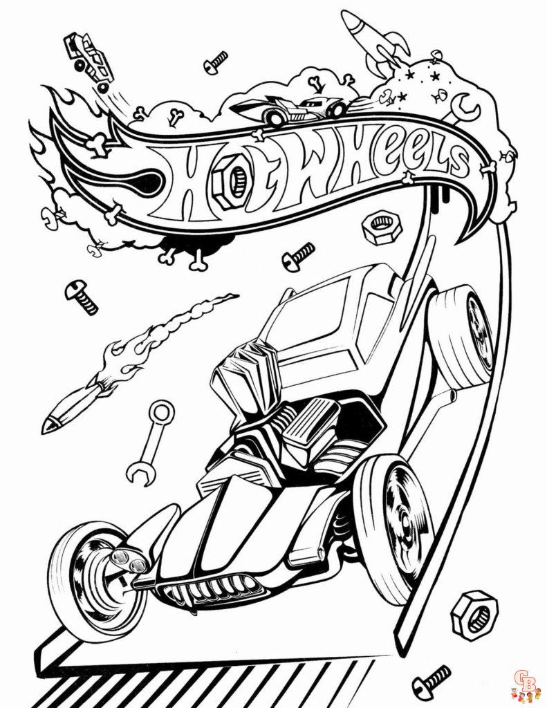 Coloriage Hot Wheels