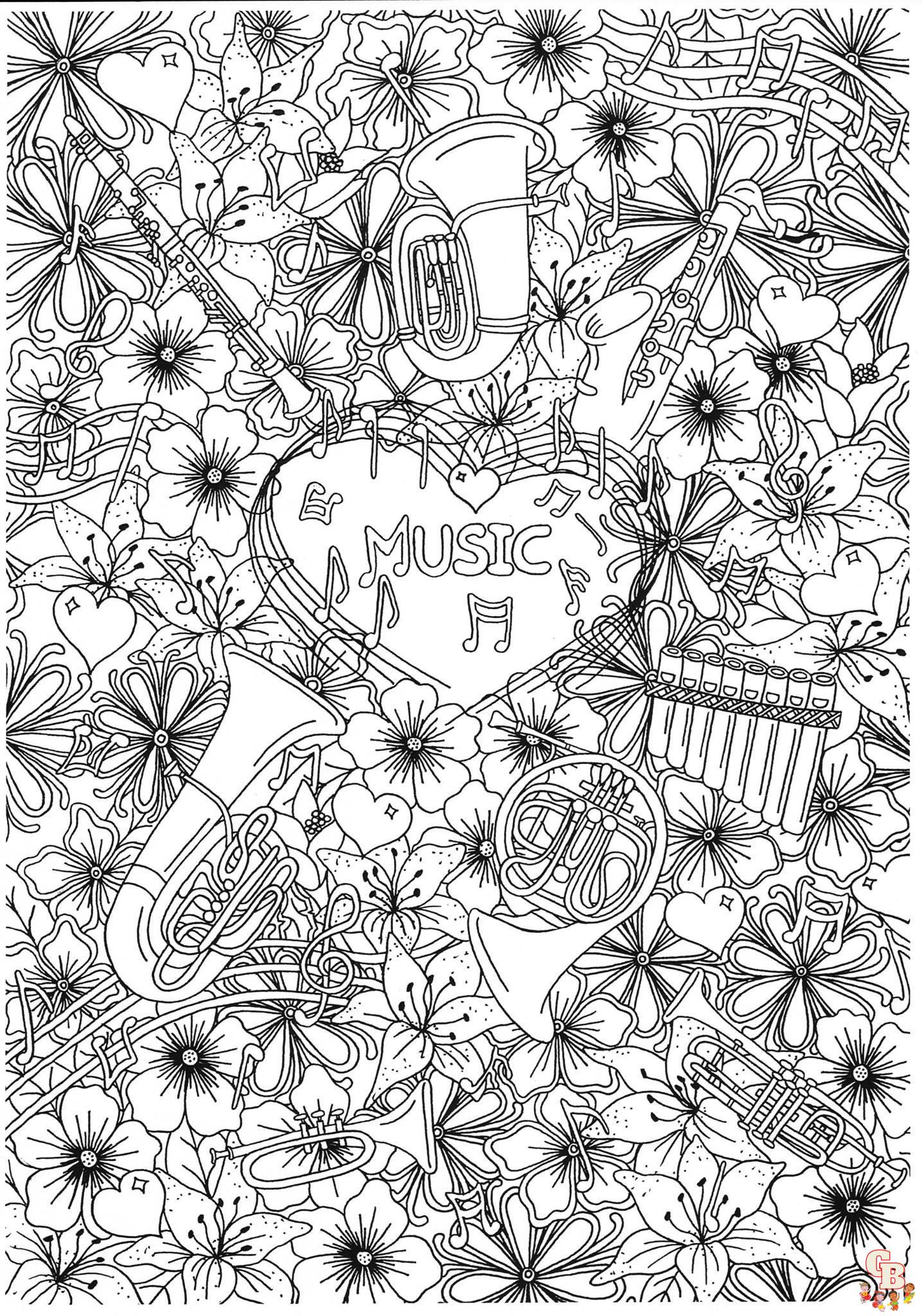 Coloriage Instruments